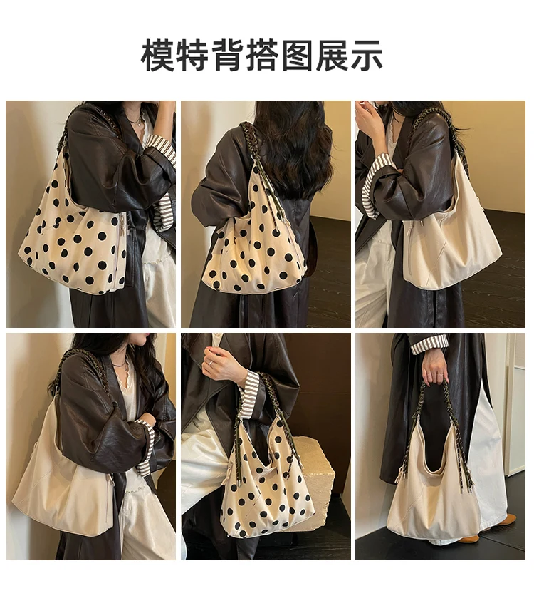 女包高级感大容量单肩包百搭斜挎包